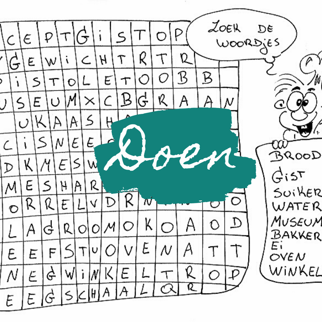 DOEN: Kleurplaten, puzzels en spelletjes van de bakker