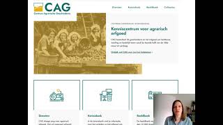 Het CAG: een korte voorstelling (filmverslag)